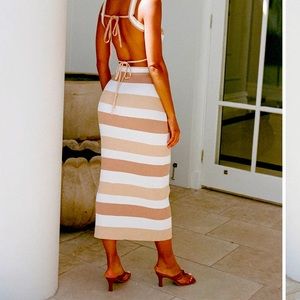 Sabo skirt knit set skirt and top